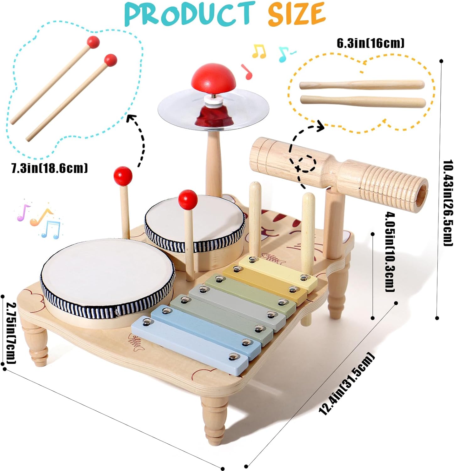 Ensemble de batterie Xylophone - Musical Instrument Harmonium avis et prix