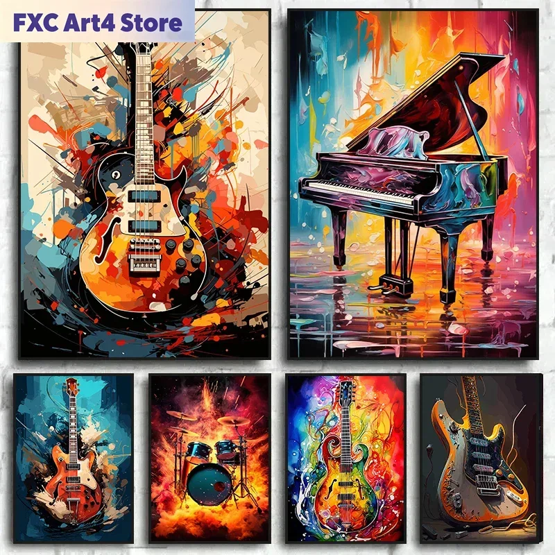 Affiches et impressions sur to - Picture Of Musical Instrument avis et prix